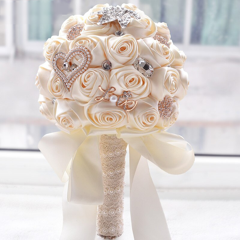 Polyester Wedding Flower Bouquet