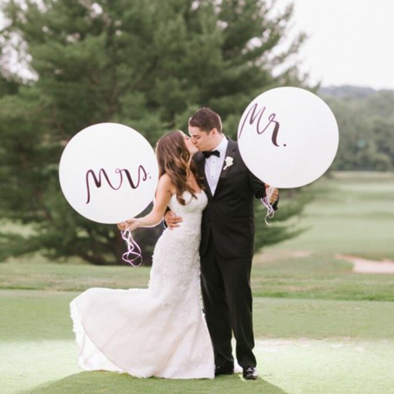 Big White Latex Balloons for Wedding Decoration