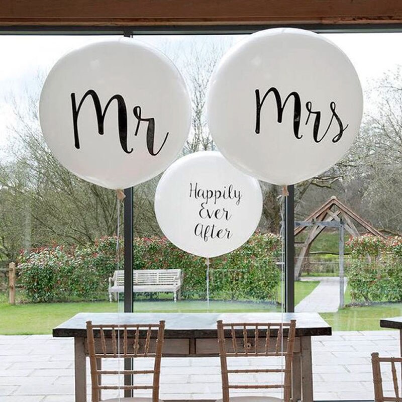 Big White Latex Balloons for Wedding Decoration